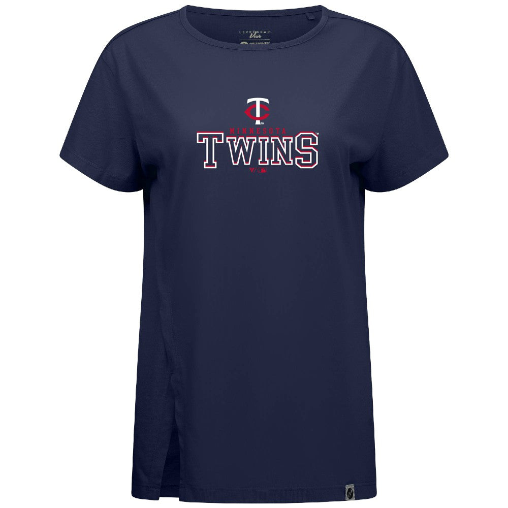 Minnesota Twins Levelwear Women's Influx Journey T-Shirt - MLB