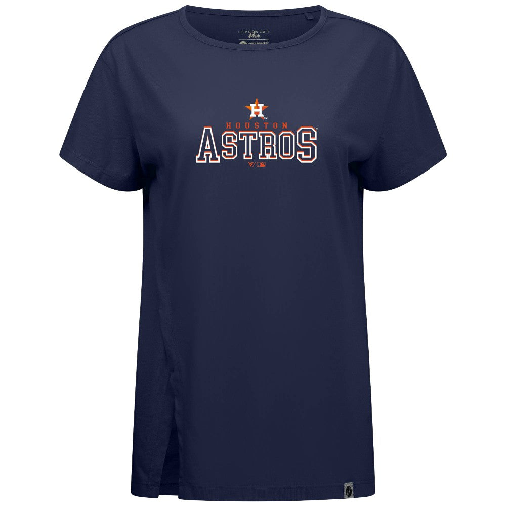 Houston Astros Levelwear Women's Influx Journey T-Shirt - MLB