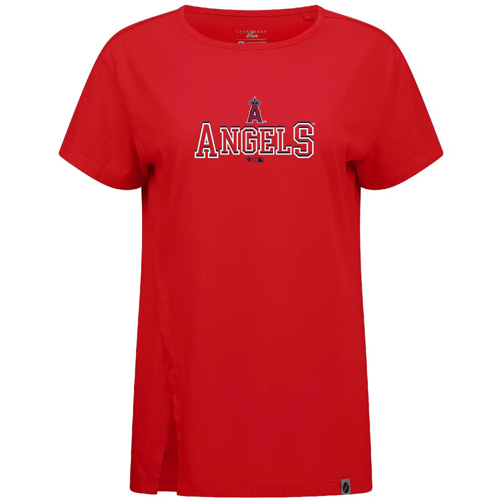 Los Angeles Angels Levelwear Women's Influx Journey T-Shirt - MLB