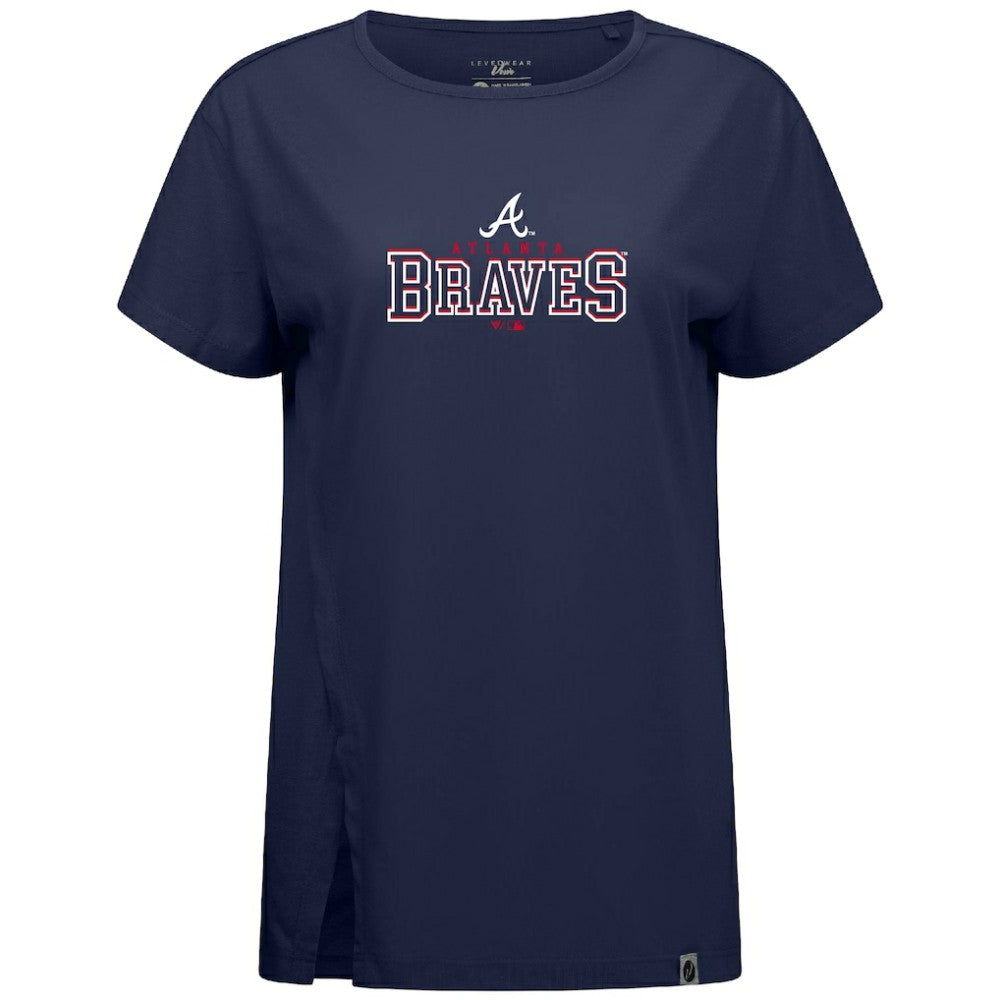 Atlanta Braves Levelwear Women's Influx Journey T-Shirt - MLB