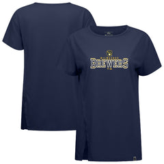 Milwaukee Brewers Levelwear Women's Influx Journey T-Shirt - MLB