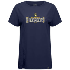 Milwaukee Brewers Levelwear Women's Influx Journey T-Shirt - MLB