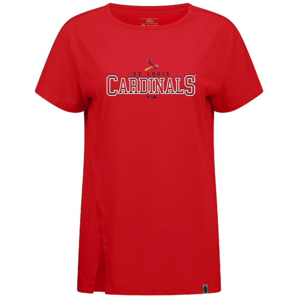 St. Louis Cardinals Levelwear Women's Influx Journey T-Shirt - MLB