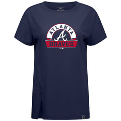 Atlanta Braves Levelwear Women's Influx Banner Arch T-Shirt - MLB