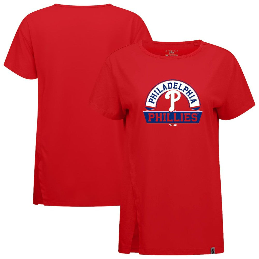 Philadelphia Phillies Levelwear Women's Influx Banner Arch T-Shirt - MLB