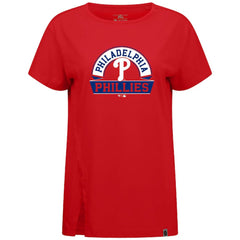Philadelphia Phillies Levelwear Women's Influx Banner Arch T-Shirt - MLB