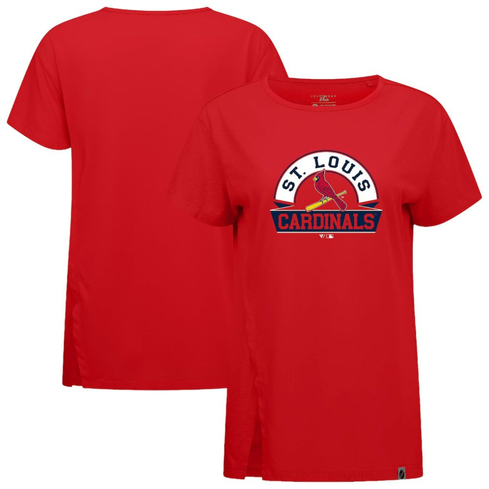 St. Louis Cardinals Levelwear Women's Influx Banner Arch T-Shirt - MLB