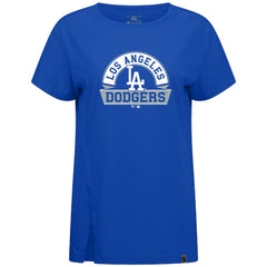 Los Angeles Dodgers Levelwear Women's Influx Banner Arch T-Shirt - MLB