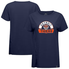 Detroit Tigers Levelwear Women's Influx Banner Arch T-Shirt - MLB