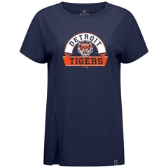 Detroit Tigers Levelwear Women's Influx Banner Arch T-Shirt - MLB