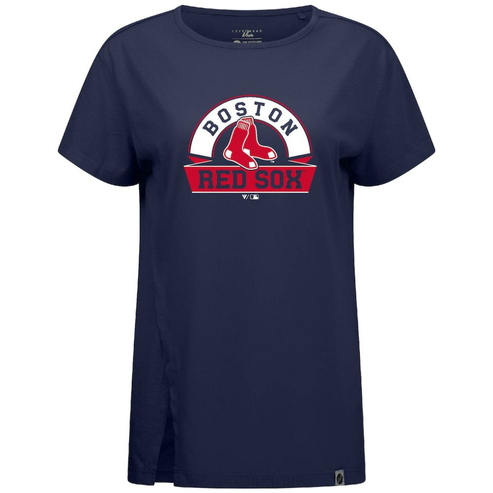 Boston Red Sox Levelwear Women's Influx Banner Arch T-Shirt - MLB