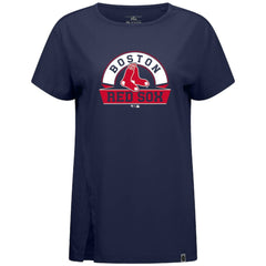 Boston Red Sox Levelwear Women's Influx Banner Arch T-Shirt - MLB