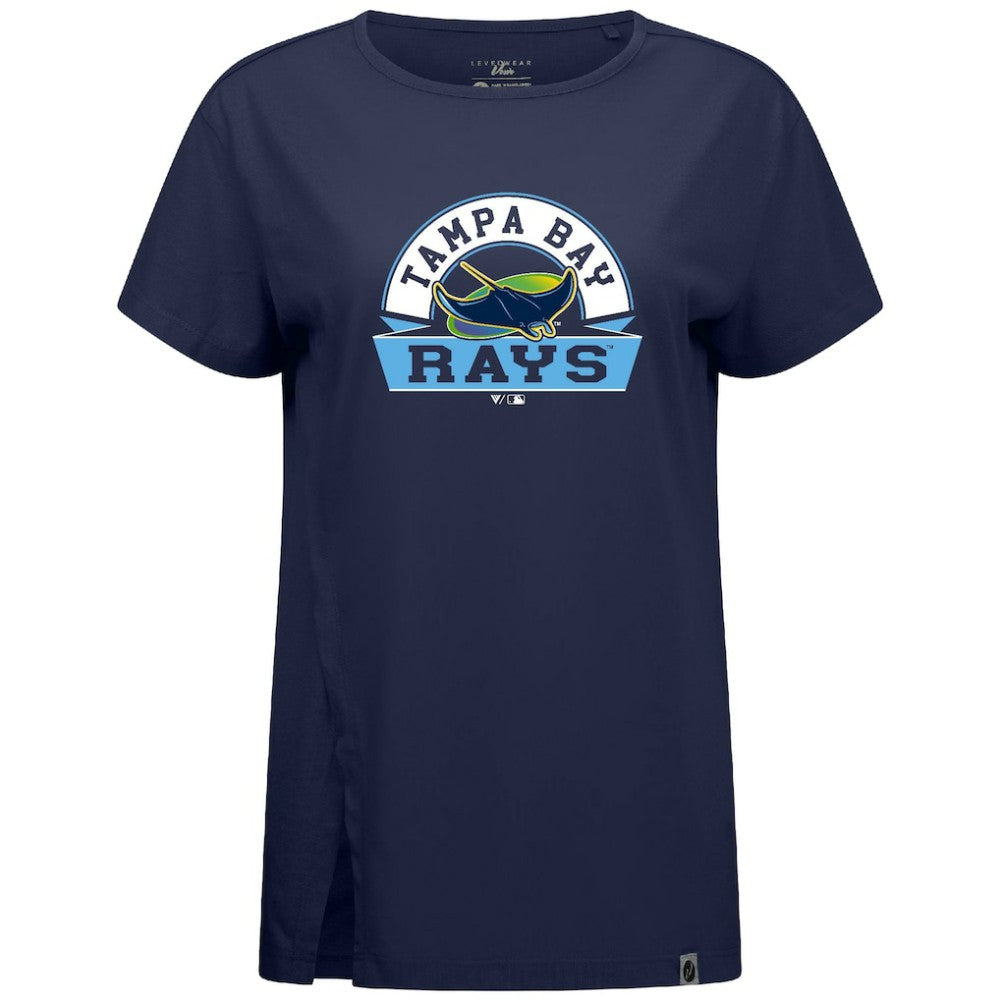 Tampa Bay Rays Levelwear Women's Influx Banner Arch T-Shirt - MLB