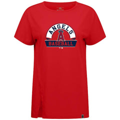Los Angeles Angels Levelwear Women's Influx Banner Arch T-Shirt - MLB