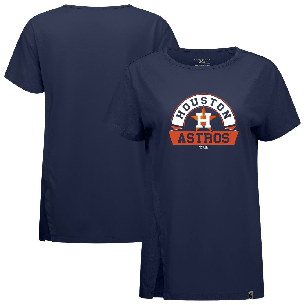 Houston Astros Levelwear Women's Influx Banner Arch T-Shirt - MLB