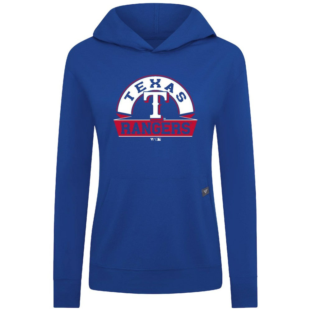 Texas Rangers Levelwear Women's Relay Banner Arch Long Sleeve T-Shirt Hoodie - MLB