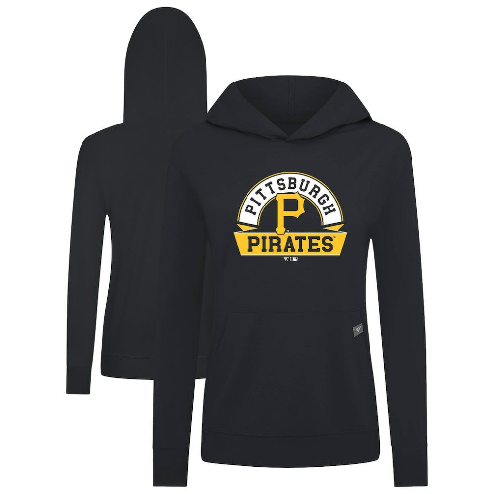 Pittsburgh Pirates Levelwear Women's Relay Banner Arch Long Sleeve T-Shirt Hoodie - MLB