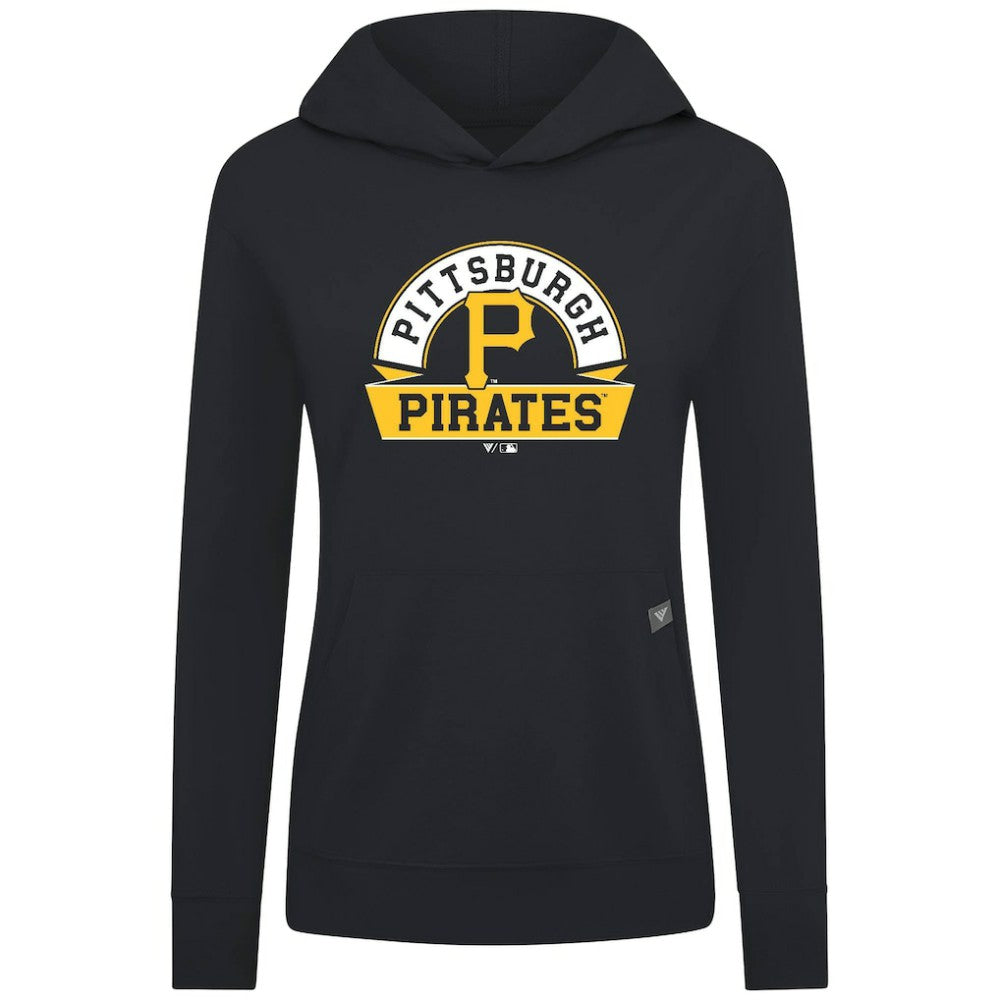 Pittsburgh Pirates Levelwear Women's Relay Banner Arch Long Sleeve T-Shirt Hoodie - MLB