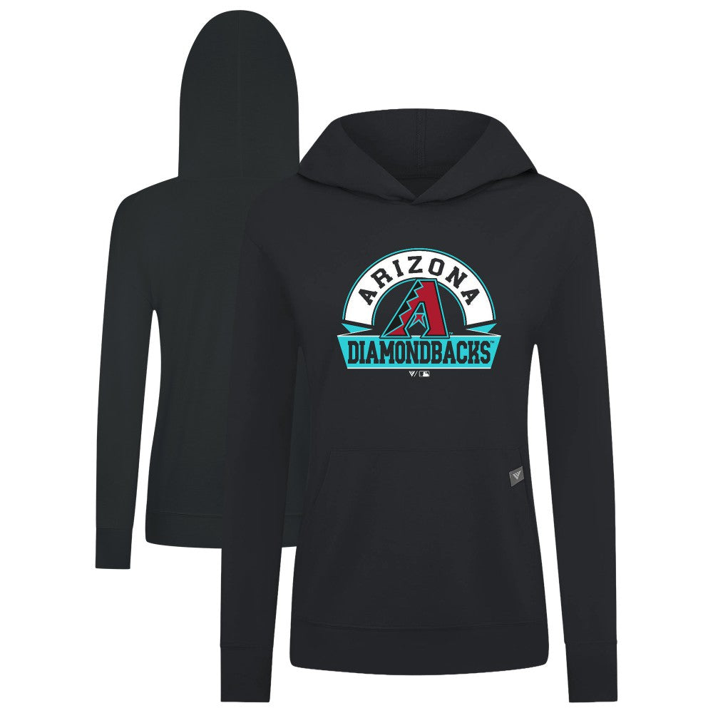 Arizona Diamondbacks Levelwear Women's Relay Banner Arch Long Sleeve T-Shirt Hoodie - MLB