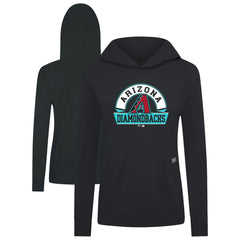 Arizona Diamondbacks Levelwear Women's Relay Banner Arch Long Sleeve T-Shirt Hoodie - MLB