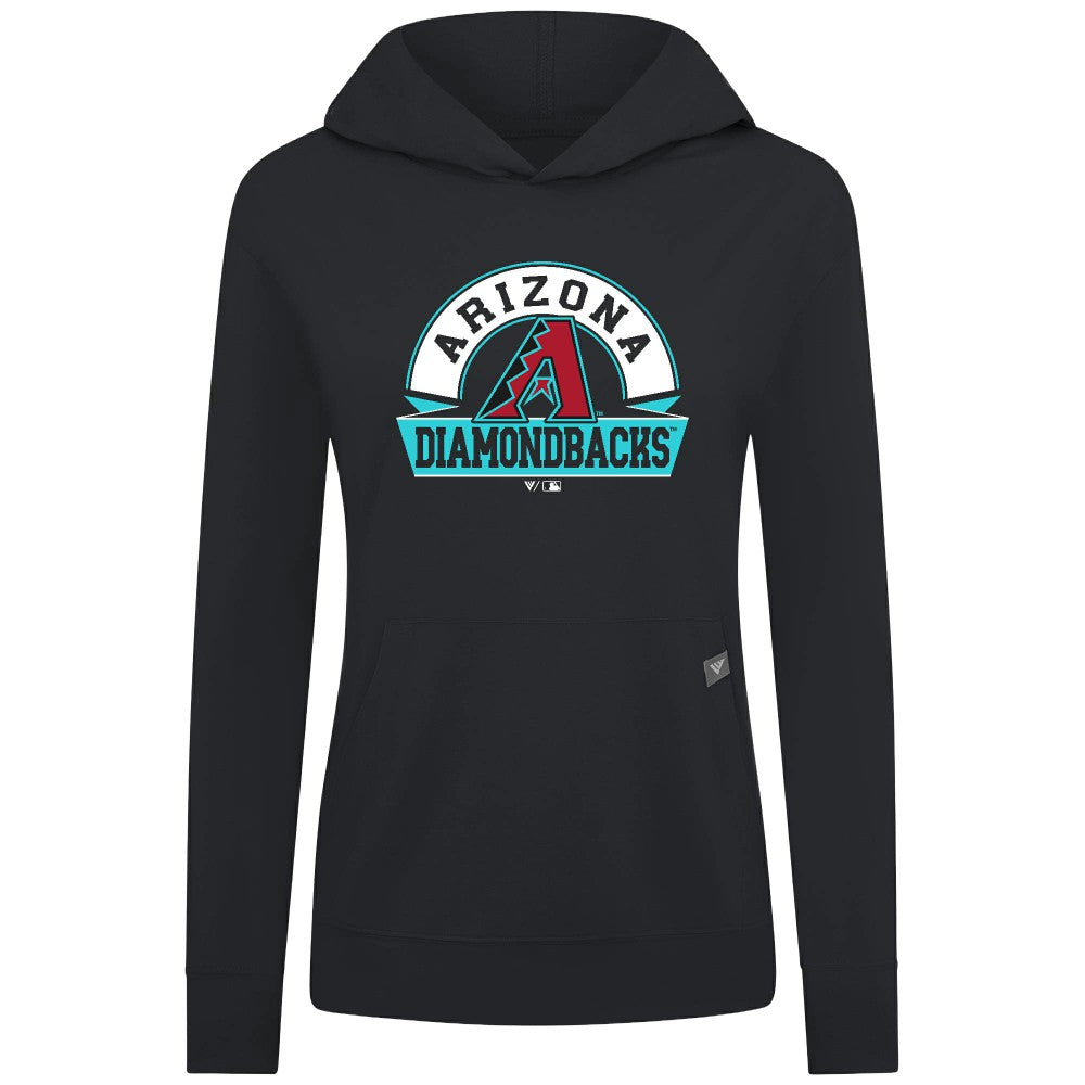 Arizona Diamondbacks Levelwear Women's Relay Banner Arch Long Sleeve T-Shirt Hoodie - MLB