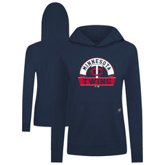 Minnesota Twins Levelwear Women's Relay Banner Arch Long Sleeve T-Shirt Hoodie - MLB
