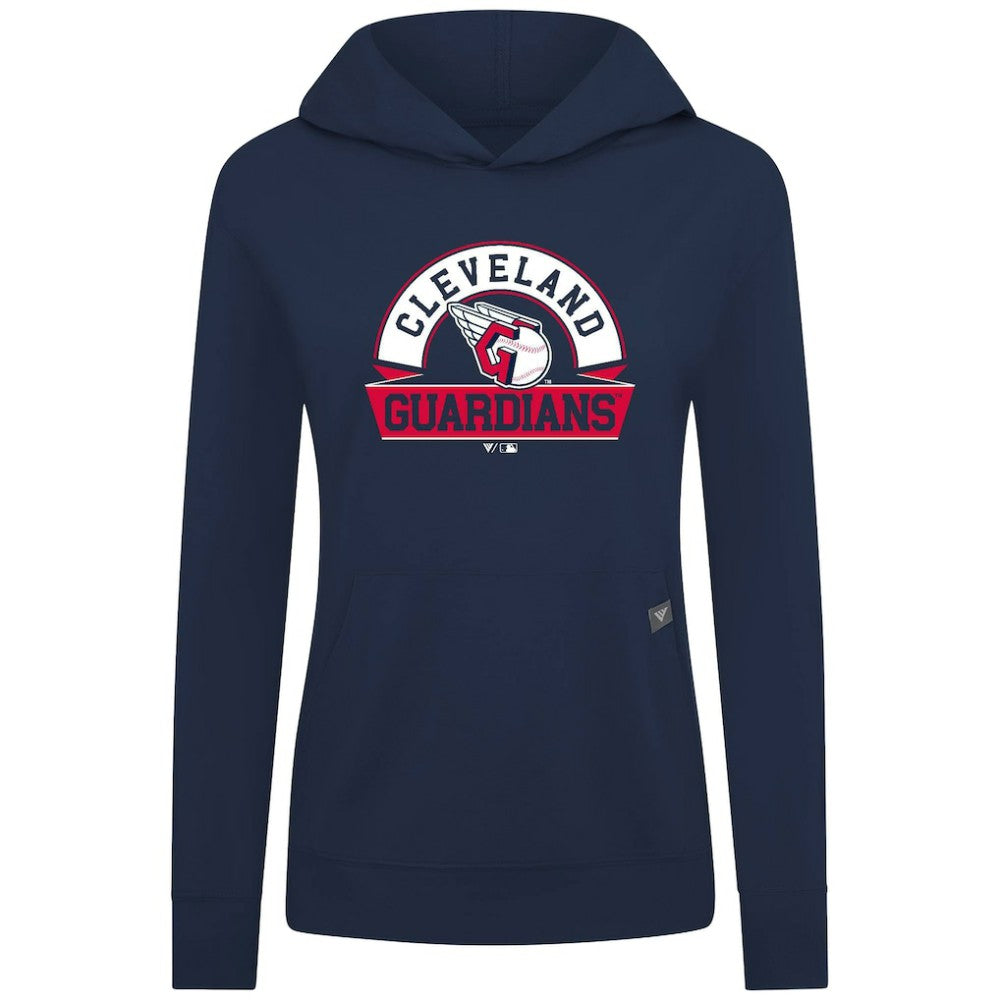 Cleveland Guardians Levelwear Women's Relay Banner Arch Long Sleeve T-Shirt Hoodie - MLB