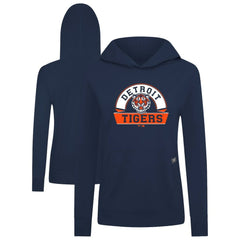 Detroit Tigers Levelwear Women's Relay Banner Arch Long Sleeve T-Shirt Hoodie - MLB