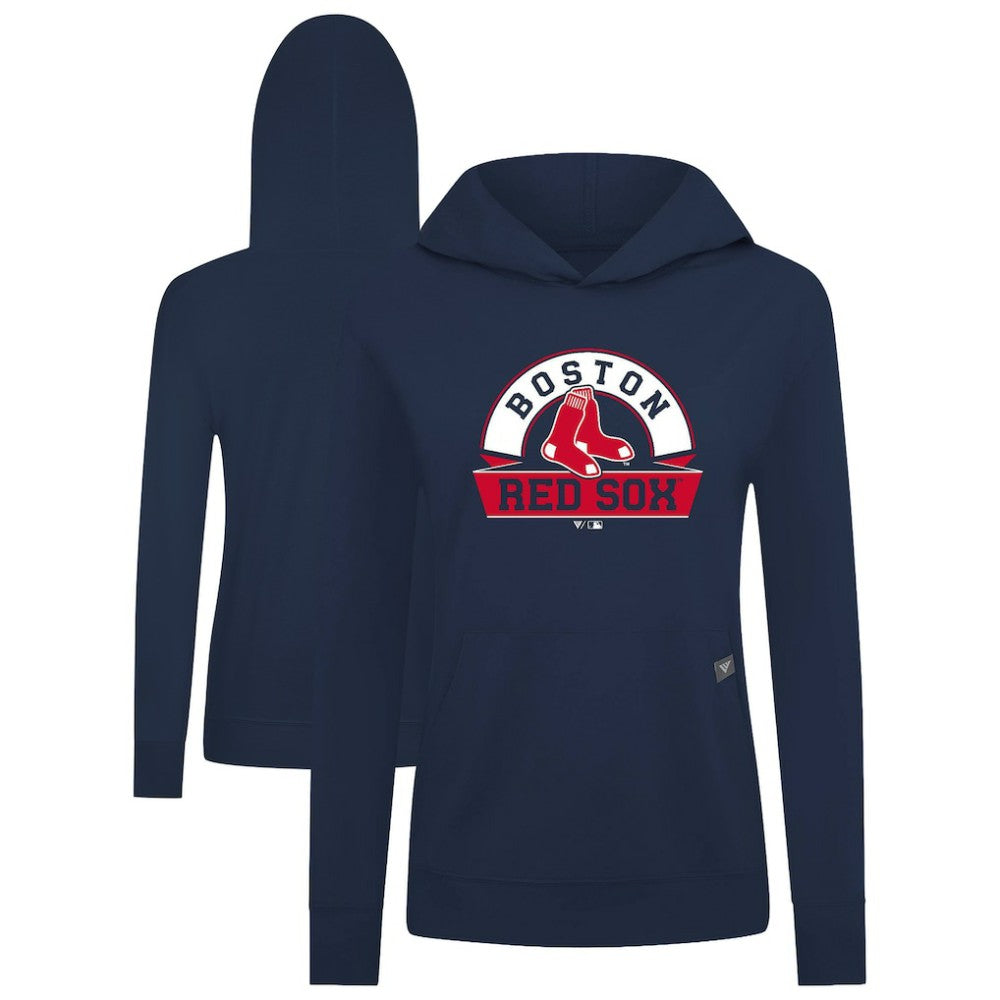 Boston Red Sox Levelwear Women's Relay Banner Arch Long Sleeve T-Shirt Hoodie - MLB