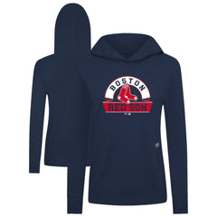 Boston Red Sox Levelwear Women's Relay Banner Arch Long Sleeve T-Shirt Hoodie - MLB