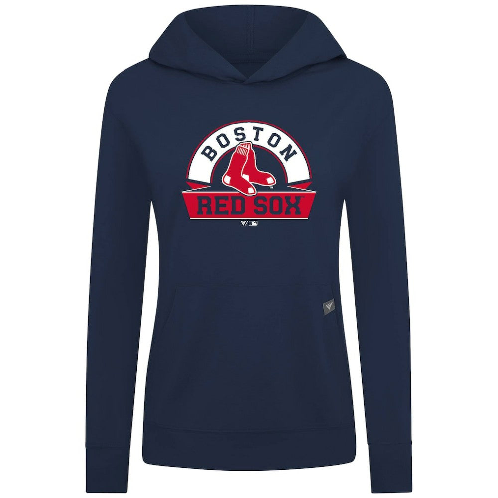 Boston Red Sox Levelwear Women's Relay Banner Arch Long Sleeve T-Shirt Hoodie - MLB