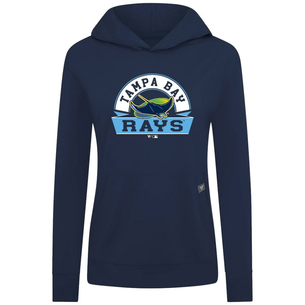 Tampa Bay Rays Levelwear Women's Relay Banner Arch Long Sleeve T-Shirt Hoodie - MLB