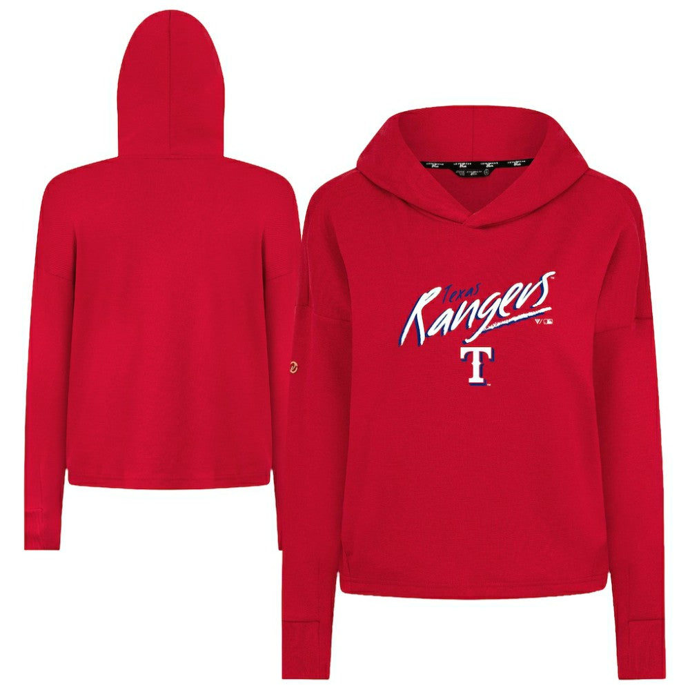 Texas Rangers Levelwear Women's Sweet Sizzle Tri-Blend Hoodie - MLB