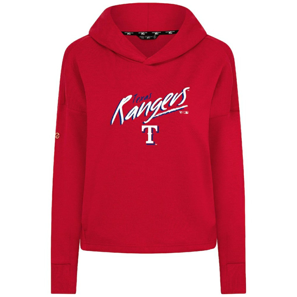 Texas Rangers Levelwear Women's Sweet Sizzle Tri-Blend Hoodie - MLB