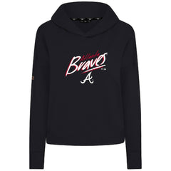 Atlanta Braves Levelwear Women's Sweet Sizzle Tri-Blend Hoodie - MLB