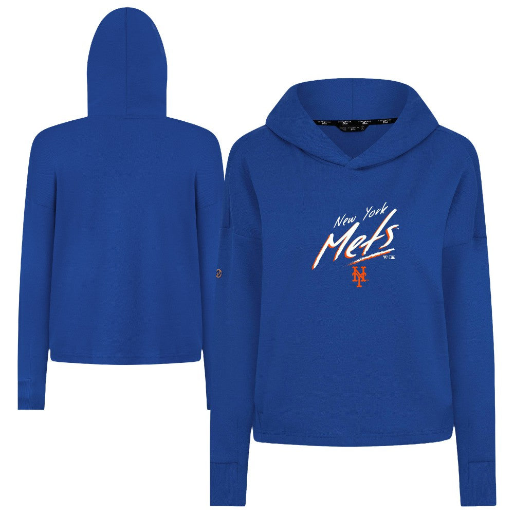 New York Mets Levelwear Women's Sweet Sizzle Tri-Blend Hoodie - MLB
