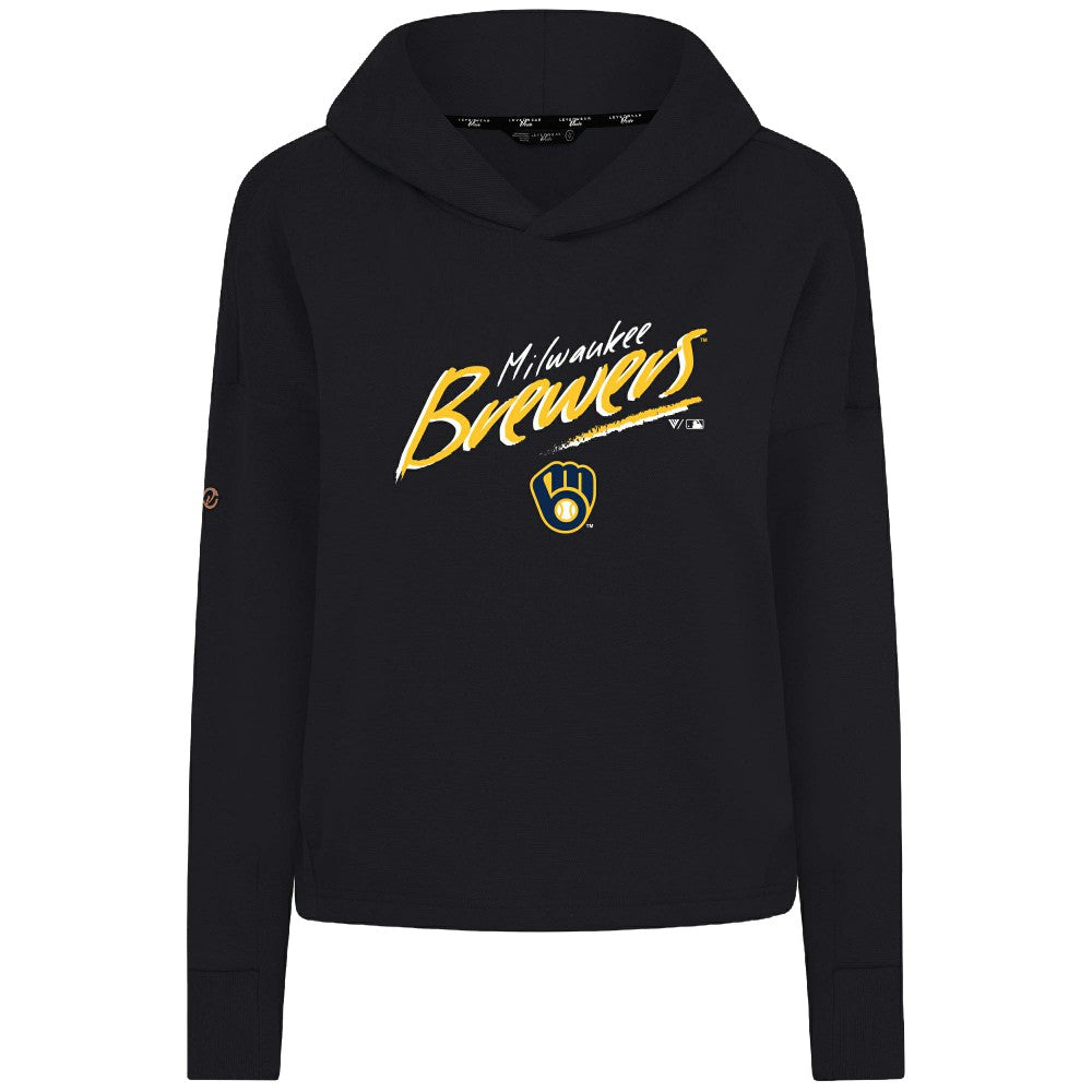 Milwaukee Brewers Levelwear Women's Sweet Sizzle Tri-Blend Hoodie - MLB