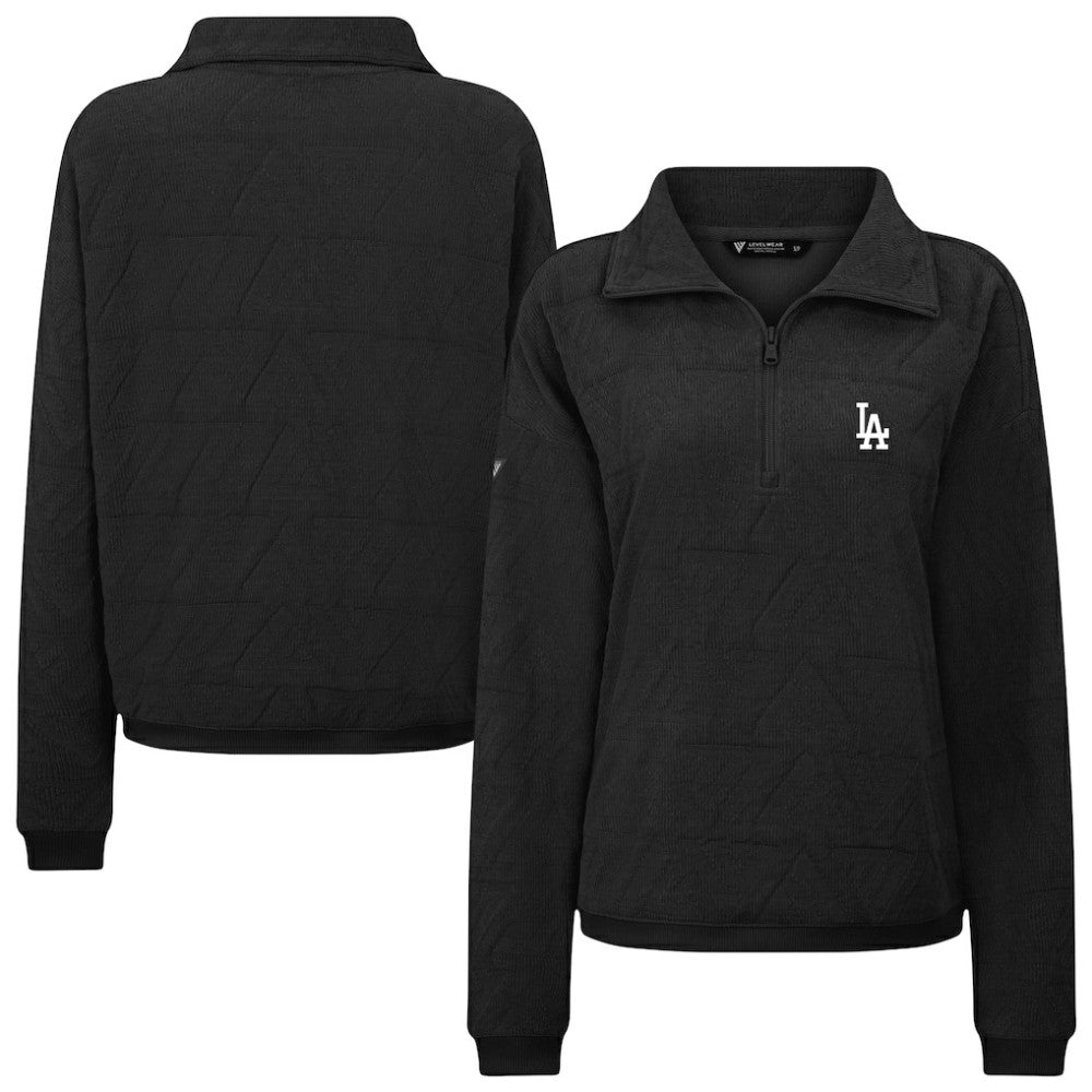 Los Angeles Dodgers Levelwear Women's Camden Insignia 2.0 Quarter-Zip Top - MLB