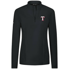 Texas Rangers Levelwear Women's Upright Insignia 2.0 Quarter-Zip Tri-Blend Top - MLB