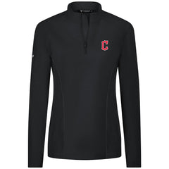 Cleveland Guardians Levelwear Women's Upright Insignia 2.0 Quarter-Zip Tri-Blend Top - MLB