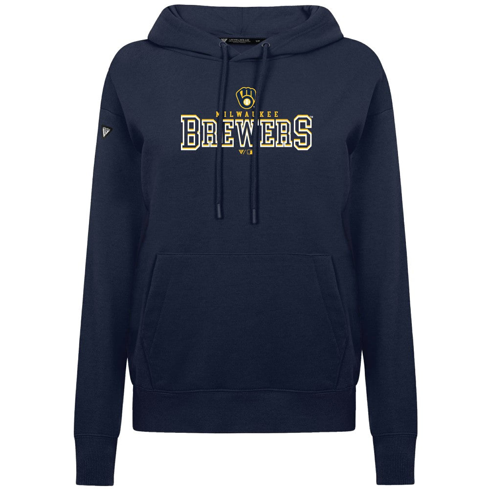 Milwaukee Brewers Levelwear Women's Adorn Journey Hoodie - MLB