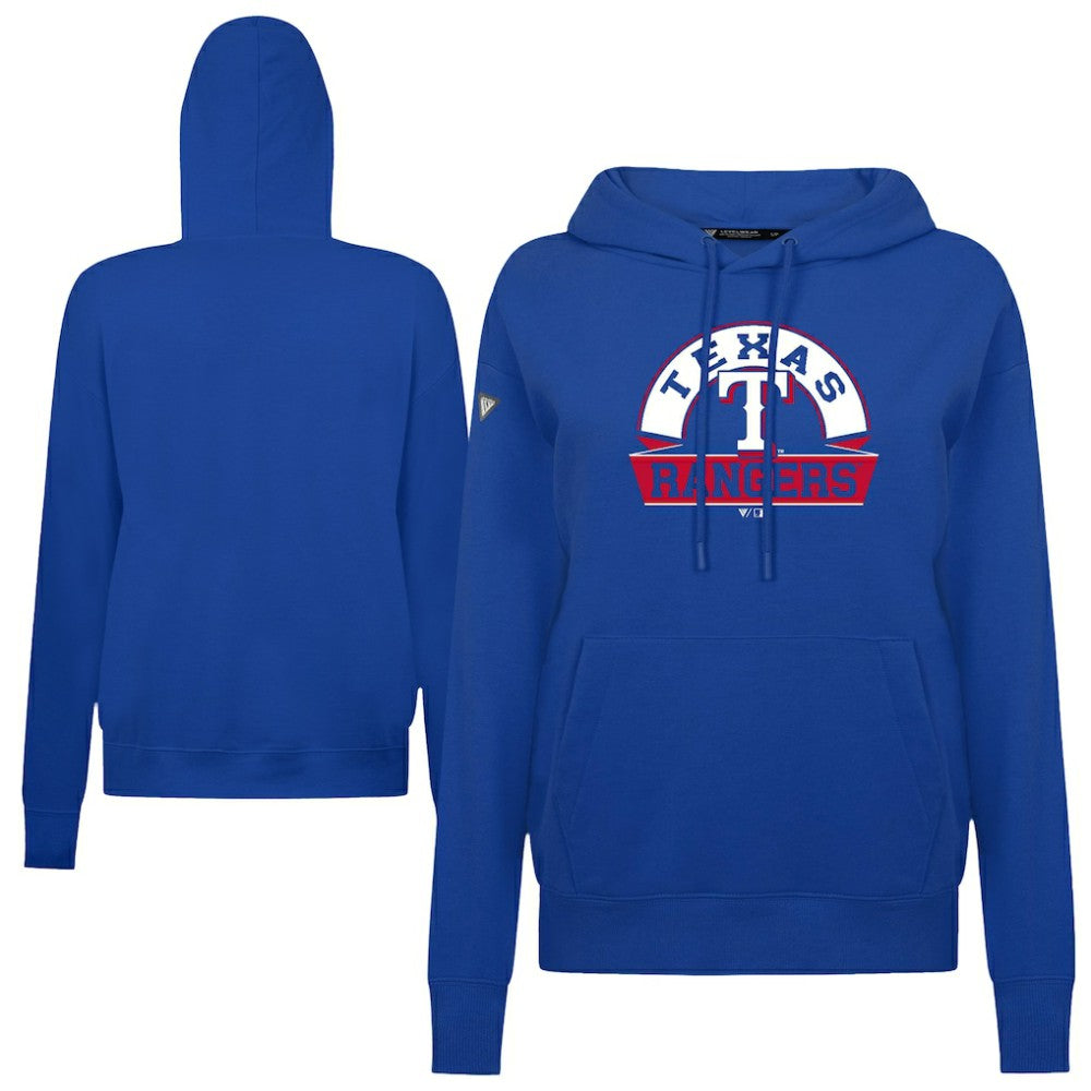 Texas Rangers Levelwear Women's Adorn Banner Arch Hoodie - MLB