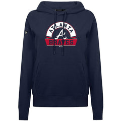 Atlanta Braves Levelwear Women's Adorn Banner Arch Hoodie - MLB