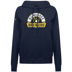 Milwaukee Brewers Levelwear Women's Adorn Banner Arch Hoodie - MLB