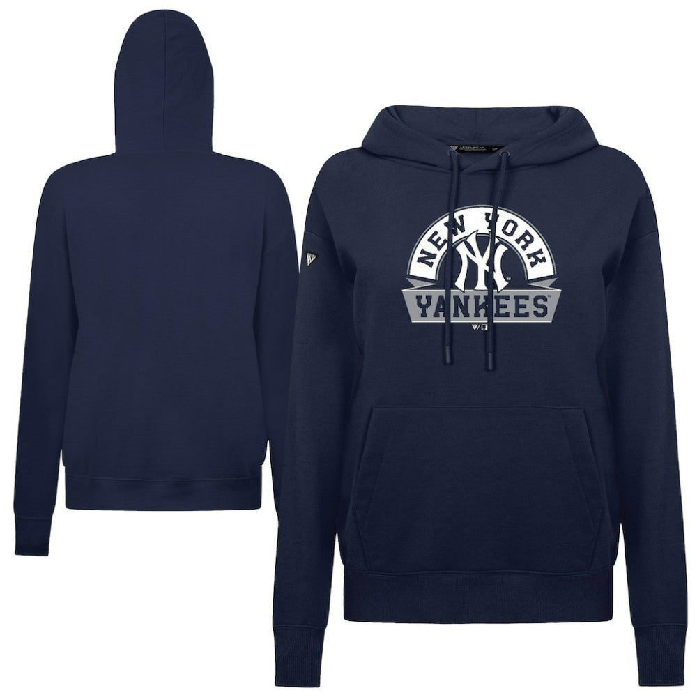 New York Yankees Levelwear Women's Adorn Banner Arch Hoodie - MLB
