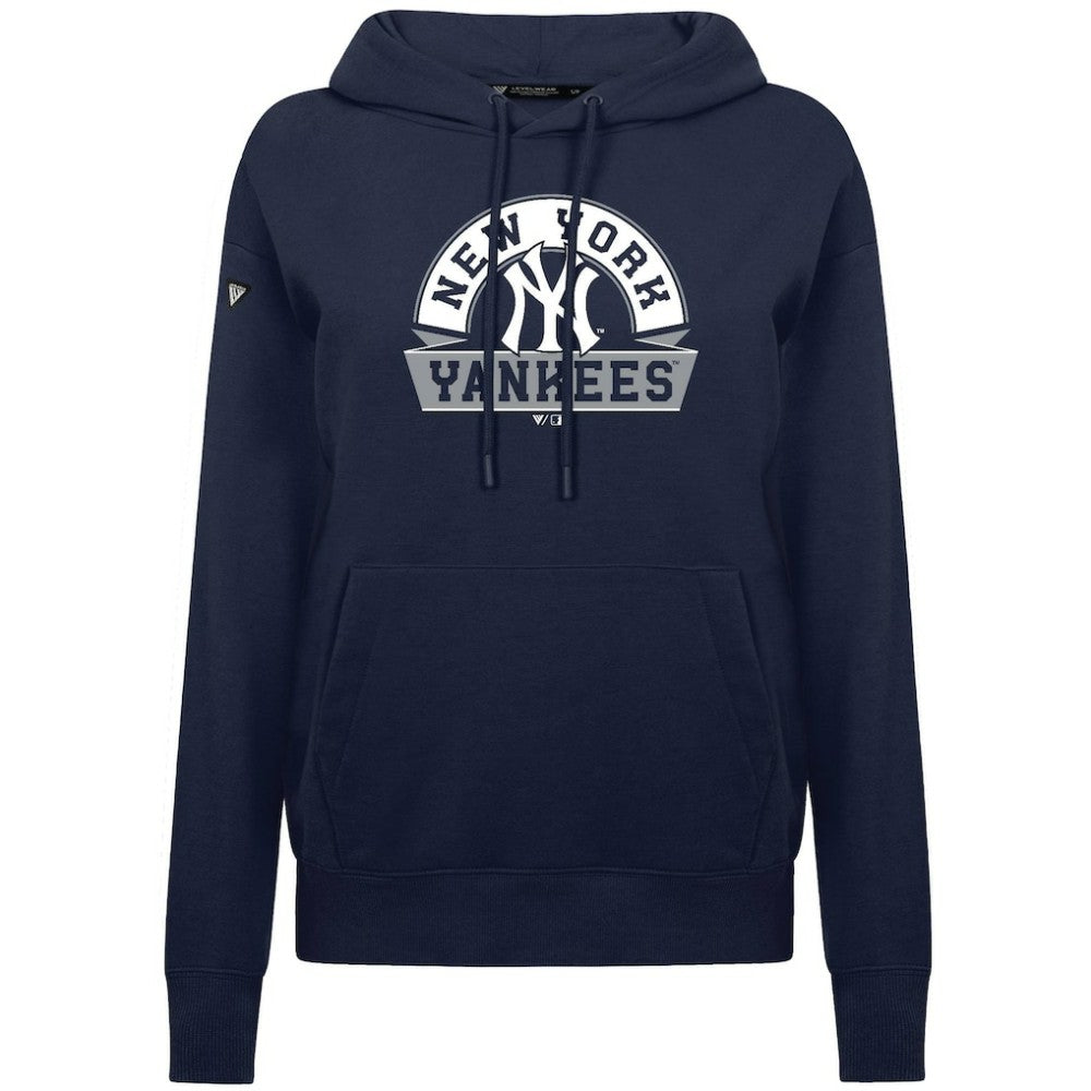 New York Yankees Levelwear Women's Adorn Banner Arch Hoodie - MLB