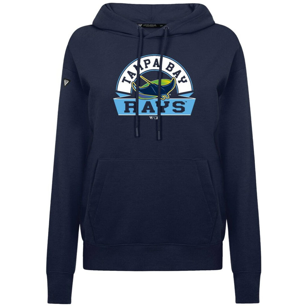 Tampa Bay Rays Levelwear Women's Adorn Banner Arch Hoodie - MLB