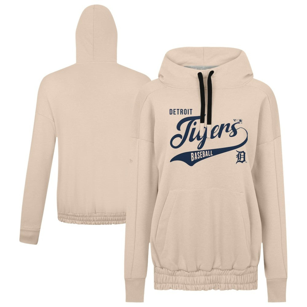 Detroit Tigers Levelwear Women's Oversized Waterfall Glide Hoodie - MLB