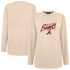 Atlanta Braves Levelwear Women's Oversized Beaudry Sizzle Top - MLB