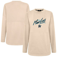 Miami Marlins Levelwear Women's Oversized Beaudry Sizzle Top - MLB
